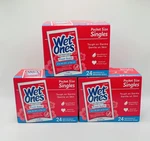 Wet Ones Antibacterial Fresh Scent Hand Wipes 3 Pack (24 Each Box) Exp 05/2027. Fixed Price $15.00.