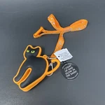 Bath & Body Works Black Cat Pocketbac Holder Lanyard Neon Orange Glow Light Up. Fixed Price $19.43.