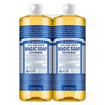 Dr Bronners Peppermint Castile Soap 2 Pack - 50 Oz Total Magic Organic. Fixed Price $33.29.
