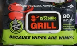 Crocodile Grill Wipes - 80 15 X 10 Plant-based Cleaning Wipes. Safe On Skin New. Fixed Price $25.00.