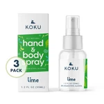 Lime Set 1 - Pack Of 3 Scented Hand Sanitizer Spray (3x1.2 Fl. Oz.). Fixed Price $14.88.