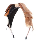 Motique Accessories Thin Ribbed Layered Bow Headband For Women And Girls-rose. Fixed Price $10.99.