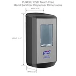 Purell Gojo Cs8 Automatic Hand Sanitizer Dispenser 1200 Ml. Graphite (7824-01). Fixed Price $19.99.