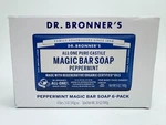 Dr Bronners Pure Castile Peppermint Bar Soap 5oz Organic 5 Pack Bundle. Fixed Price $32.99.