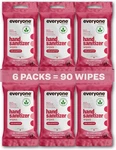 Everyone Hand Sanitizer Wipes, 15 Wipes (), Ruby Grapefruit, Made With. Fixed Price $37.78.