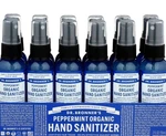 12 Pack Dr. Bronner's - Organic Hand Sanitizer Spray Peppermint 2 Oz Exp. 01/28. Fixed Price $59.90.