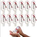 Hand Sanitizer With Carabiner Clip: 12 Bottles Travel Size Carry On Alcohol R. Fixed Price $65.94.