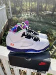 Air Jordan 5 Retro Bel-air Ps Pre School Size 3y 2020 White Pink Purple Green. Fixed Price $225.00.
