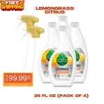 Seventh Generation Lemongrass Citrus Disinfecting Multi-surface Cleaner 26 Oz X4. Fixed Price $26.58.
