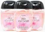 Bath & Body Works Pink Kiwi Berry Pocketbac Hand Sanitizer Anti Bac Gel 3 Piece. Fixed Price $11.49.