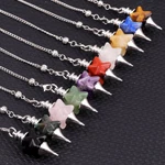 Natural Crystal Merkaba Dowsing Pendulum Star Pendant Chakra Gemstone Divination. Fixed Price $5.89.