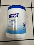 Purell Sanitizing Hand Wipes 6 X 3/4 White 270 Wipes/canister 911306ea. Fixed Price $18.97.