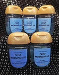 New 5 Pk Crisp Morning Air 1oz Pocketbac Hand Sanitizers Bath & Body Works. Fixed Price $19.95.