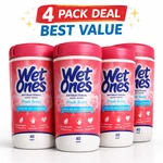 Wet Ones Antibacterial Hand Wipes Fresh Scent 40 Count 4 Pack Hypoallergenic. Fixed Price $27.99.