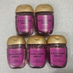 5 Black Cherry Merlot Hand Sanitizers From Bath And Body Works. Fixed Price $20.00.