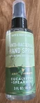 Bath & Body Works Eucalyptus Spearmint Anti-bacterial Hand Sanitizer Spray 3oz. Fixed Price $14.67.