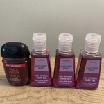 4x Bath & Body Works Black Cherry Merlot Anti-bacterial Hand Gel Sanitizer 1oz. Fixed Price $12.99.