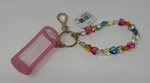 New Bath & Body Works Pink Wristlet Heart Bracelet Hand Sanitizer Spray Holder. Fixed Price $8.99.