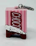 New Bath & Body Works Pink Chocolate Bar Pocketbac Holder Hand Sanitizer Clip. Fixed Price $12.99.