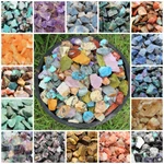 Raw Rough Natural Stones: Choose Type (gemstone Crystal Healing Tumbling Rocks). Fixed Price $6.25.