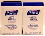 Lot Of 2 Gojo Purell Advanced Hand Sanitizer Gel Bag-in-box Refills 800 Ml 05/27. Fixed Price $28.99.