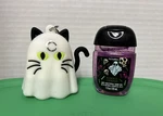 Nwt Ghost Kitty Says Trick Or Treat Holder Bath & Body Works Speaks Pocketbac. Fixed Price $24.95.