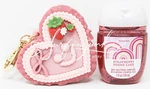 Bath & Body Works Pocketbac Hand Sanitizer Gel Holder Pink Heart Strawberry Cake. Fixed Price $22.93.