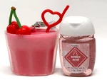 Bath & Body Works Red Cherry Cola Pocketbac Holder Hand Sanitizer Case Clip Set. Fixed Price $16.95.