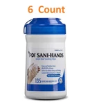 6 Ct. Pdi Sani-hands Ethyl Alcohol Hand Sanitizing Wipe Canister 810 P13472. Fixed Price $62.96.