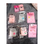 B Pure Hand Sanitizer Charm Case Pink/white Silicone Holder Glitter Clip 1.5 Oz. Fixed Price $15.99.