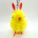Bath & Body Works Yellow Chic Bunny Ear Pom Fuzzy Pocketbac Sanitizer Gel Holder. Fixed Price $13.75.