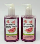 2 Bath & Body Works Watermelon Lemonade Anti Bacterial Hand Sanitizer Pump 7.6oz. Fixed Price $39.99.
