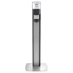 Purell 7316-ds-slv Hand Sanitizer Dispenser, Floor Mount, Graphite With Silver. Fixed Price $175.00.