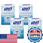 Purell Cottony Soft Hand Sanitizing Wipes Clean Scent 24 Individually Wrapped Wi. Fixed Price $42.20.