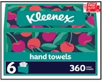 Kleenex Disposable Paper Hand Towels, 6 Boxes, 60 Tissues Per Box (360 Total Tis. Fixed Price $24.99.