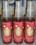 Set Of 3 New! Bath Body Works Winter Candy Apple Anti Bacterial Hand Spray 1oz. Fixed Price $18.99.