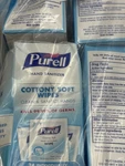 Purell Hand Sanitizer Wipes Cottony Soft 24ct Individually Wrapped Pack Of 4. Fixed Price $22.99.